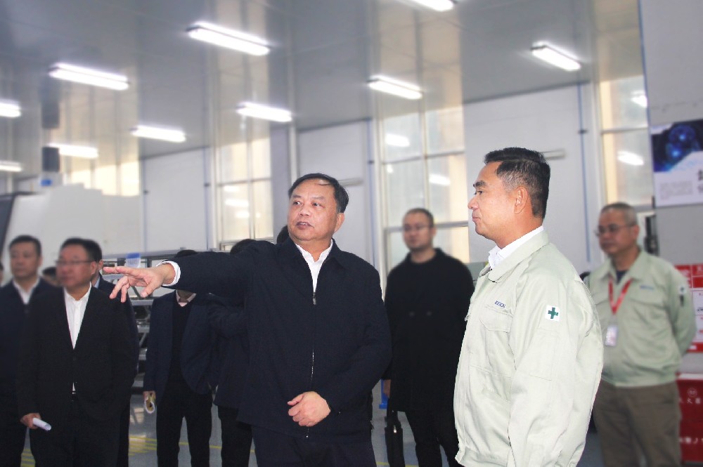 阿石创快讯 | 福州新区领导莅临我司开展主题教育课题调研活动